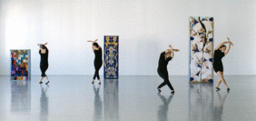 Sharon Lockhart: Five Dances and Nine Wall Carpets by Noa Eshkol, 2011. Filmstill: © Sharon Lockhart, 2011. Courtesy the artist, neugerriemschneider, Berlin, Gladstone Gallery, New York and Brussels, and Blum & Poe, Los Angeles.