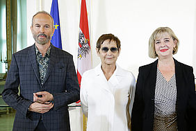 Erwin Wurm, Brigitte Kowanz, Christa Steinle